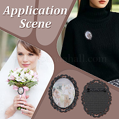 DIY Brooch Making Kits&nbsp;DIY-PH0032-29EB