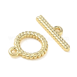 Brass Toggle Clasps&nbsp;KK-CBA42CA-01A-G