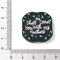 Inspirational Silicone Beads&nbsp;SL-CBAF318-C01