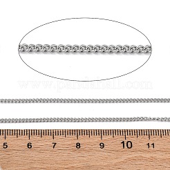304 Stainless Steel Curb Chains&nbsp;CHS-M009-10P-03