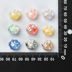 100Pcs UV Plating Acrylic Beads&nbsp;PACR-CJ0001-20