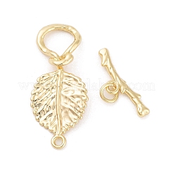 Brass Toggle Clasps&nbsp;KK-C051-51G