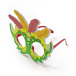 Felt Brazil Carnival Eyeglasses Frame Decoration&nbsp;LS-AJEW-G044-01E