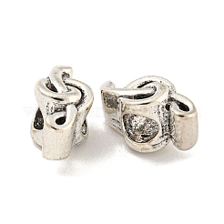 Rack Plating Alloy European Beads&nbsp;FIND-B034-35AS