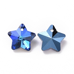Electroplate Glass Charms&nbsp;GLAA-H104-A02