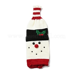 Christmas Acrylic Fiber Wine Bottle Sleeve&nbsp;AJEW-M214-01