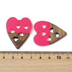 Resin and Walnut Pendants&nbsp;WOOD-I013-03B