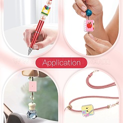 12Pcs 12 Styles Silicone Beads&nbsp;SIL-FS0001-34D