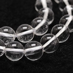 Natural Quartz Crystal Bead Strands&nbsp;G-G735-21-8mm-A