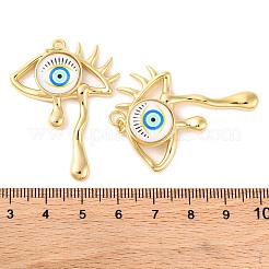 Rack Plating Brass Micro Pave Cubic Zirconia Pendants&nbsp;KK-H486-23G-05
