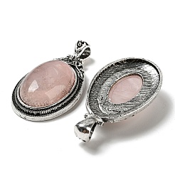 Natural Rose Quartz Big Pendants&nbsp;G-Z050-10B