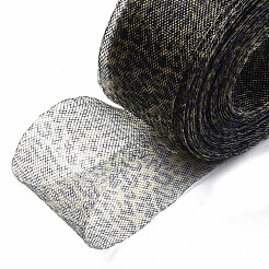 メッシュリボン  プラスチックネットスレッドコード  花柄  オリーブ  50mm  50ヤード/バンドルに関する&nbsp;PNT-S030-002G