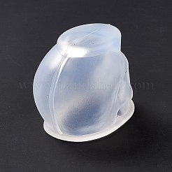 DIY 肖像彫刻 キャンドル作り シリコン像型  ハロウィンモチーフ  3dスカル  ゴーストホワイト  5x5.8x8.3cm  内径：6.1x3.3のCM&nbsp;LS-DIY-E055-46