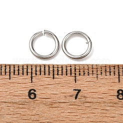 Tarnish Resistant 304 Stainless Steel Open Jump Rings&nbsp;STAS-N015-10-7x1mm