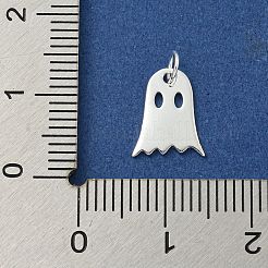 925 Sterling Silver Halloween Ghost Charms&nbsp;LS-STER-NH0001-75S