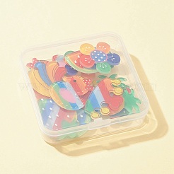 16Pcs 8 Style Acrylic Cabochons&nbsp;MACR-FS0001-46