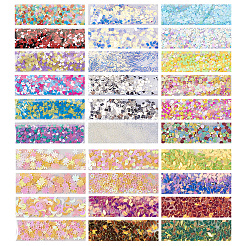 5袋5スタイルプラスチックネイルアートグリッタースパンコール  マニキュアパイルレット装飾  混合図形  1~6x1.5~6mm  1バッグ/スタイル&nbsp;MRMJ-TA0001-32