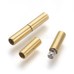 PVD Vacuum Plating 304 Stainless Steel Bayonet Clasps&nbsp;STAS-F196-01G-04