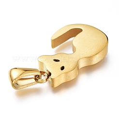 Ion Plating(IP) 304 Stainless Steel Charms&nbsp;STAS-A047-01G