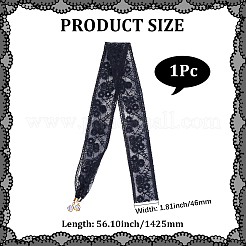 1Pc Cotton Polyester Lace Headbands for Women&nbsp;AJEW-CY0001-73C