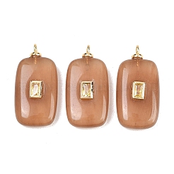 Dyed Natural White Jade Pendants&nbsp;G-H328-03G-A07