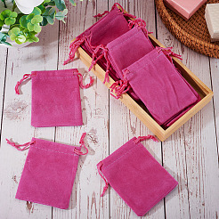 20Pcs Rectangle Velvet Drawstring Pouches&nbsp;TP-TA0001-04C