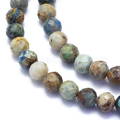 Natural Chrysocolla Beads Strands&nbsp;G-K310-A16-6mm