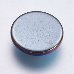 Electroplate Non-magnetic Synthetic Hematite Cabochons&nbsp;G-K237-18B-01