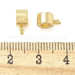 真鍮ハンガーベイル  18KGP本金メッキ  9x6x4mm  穴：1.6mm  内径：3mm&nbsp;KK-C083-02G