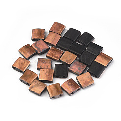 MIYUKIティラビーズ  日本製シードビーズ  2穴  (tl4562) サンセットマット  (tl4562) サンセットマット  5x5x1.9mm  穴：0.8mm  約5900個/500g&nbsp;SEED-MY05-TL4562