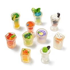 20Pcs 10 Styles Resin Cool Drink Miniature Display Decorations&nbsp;DJEW-CJ0001-22