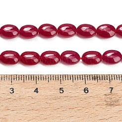 Lab Grown Red Corundum Beads Strands&nbsp;GG-CBAC488-02C