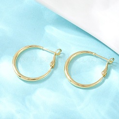Brass Hoop Earrings for Women&nbsp;EJEW-A156-17A-G
