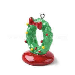 Christmas Theme Opaque Resin Pendants&nbsp;RESI-I336-01P-07