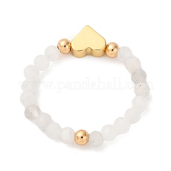 Natural Moonstone Rings&nbsp;RJEW-TA00199-04