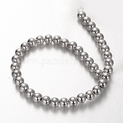 ラウンドチベット風合金ビーズ連売り  鉛フリー＆ニッケルフリー＆カドミウムフリー  6mm  穴：1mm  約39個/連&nbsp;TIBEB-O007-30-NR