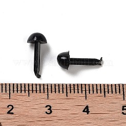 三角形のプラスチック工芸人形の鼻  人形作り用  ブラック  12x6x4.5mm  30個/セット&nbsp;DIY-Z031-02