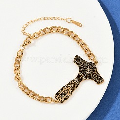 304 Stainless Steel Enamel Link Bracelets&nbsp;LS-BJEW-P356-01A-G