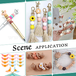 Wing Food Grade Eco-Friendly Silicone Focal Beads&nbsp;SIL-NB0001-43