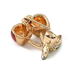 Golden Alloy Enamel Brooch&nbsp;JEWB-K018-32J-G