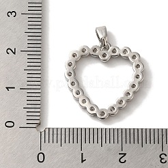 Rack Plating Brass Micro Pave Cubic Zirconia Pendants&nbsp;KK-U027-43P