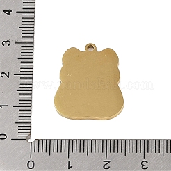 201 Stainless Steel Pendants&nbsp;STAS-C095-29G