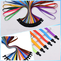 36Pcs Badge Strap Clip Key Chain Connector POM Keychain Clip for Card Holder&nbsp;FIND-CP0003-85