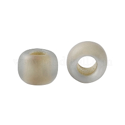 TOHOラウンドシードビーズ  日本製シードビーズ  （369fm）ベージュの裏地付きクリスタルマット  11/0  2.2mm  穴：0.8mm  約5555個/50g&nbsp;SEED-XTR11-0369FM