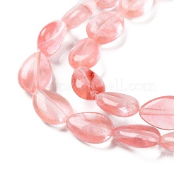 Cherry Quartz Glass Beads Strands&nbsp;G-K357-A05-01