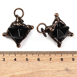Natural Mixed Gemstone Merkaba Star Pendants&nbsp;G-C144-01R