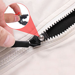 36 Sets 3 Styles Detachable Plastic & Metal Zipper Slider Puller&nbsp;FIND-CA0009-86