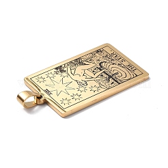 201 Stainless Steel Pendant&nbsp;STAS-B033-01G-17