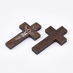 Printed Wooden Pendants&nbsp;X-WOOD-S050-35B-04