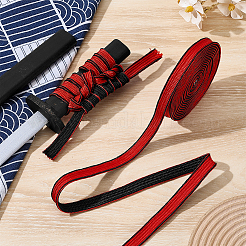 Coarse Synthetic Fiber Filament Ribbons&nbsp;DIY-WH0816-080A